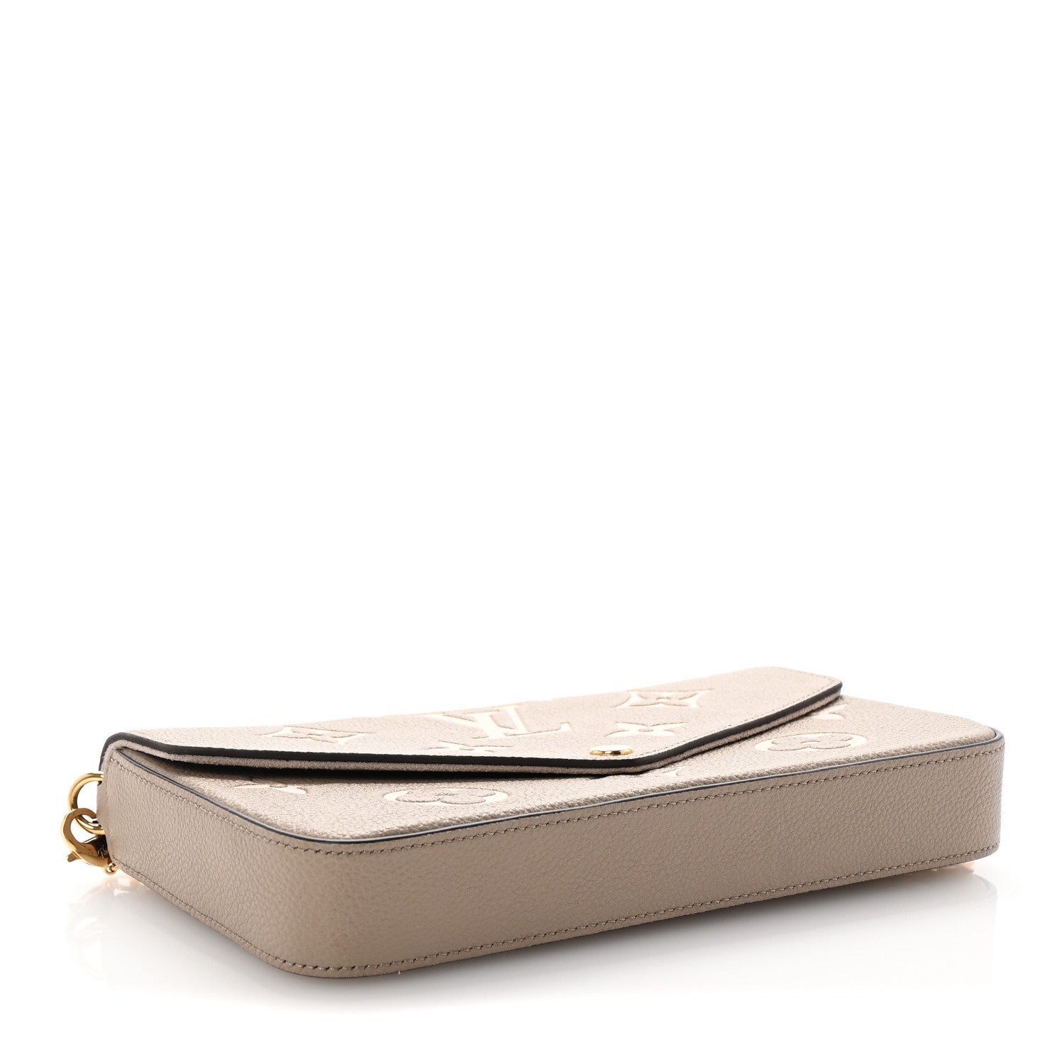 Louis Vuitton Empreinte Monogram Giant Felicie Pochette Tourterelle Creme 5 of 11
