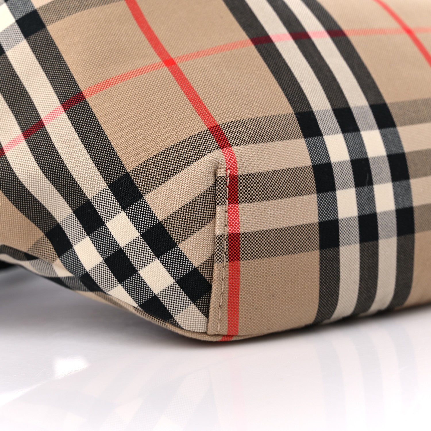 Burberry Nylon Vintage Check Medium Sonny Bum Bag Archive Beige Black 9 of 10