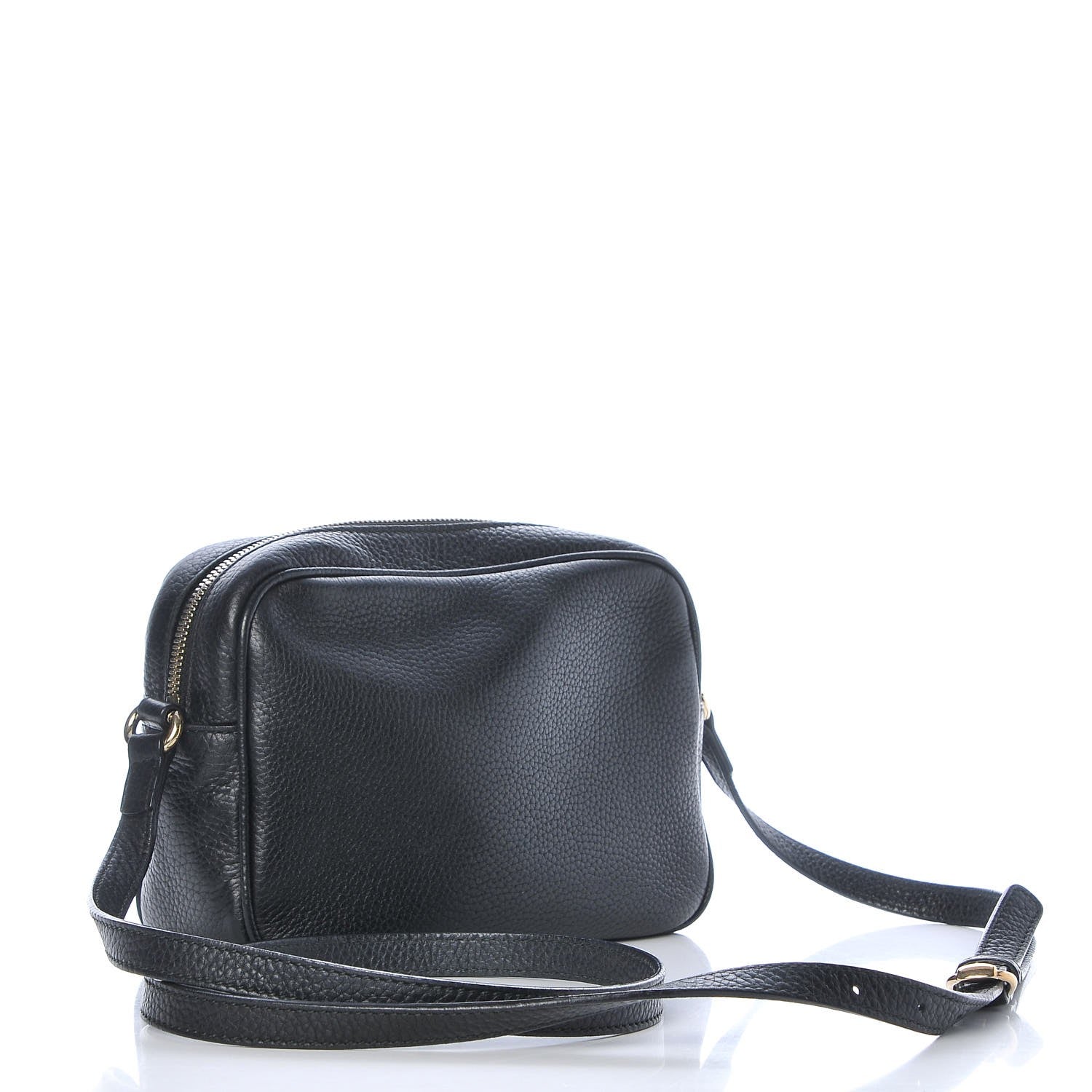 Gucci Pebbled Calfskin Small Soho Disco Bag Black 3 of 7