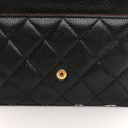 Chanel Caviar Quilted Medium Flap Wallet Black 11 of 11