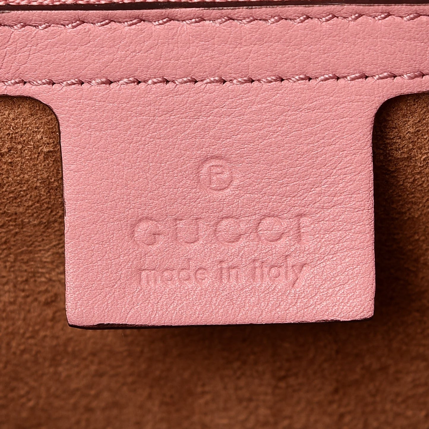 Moon Calfskin Bi-Color Medium Padlock Shoulder Bag Carmine Rose Green