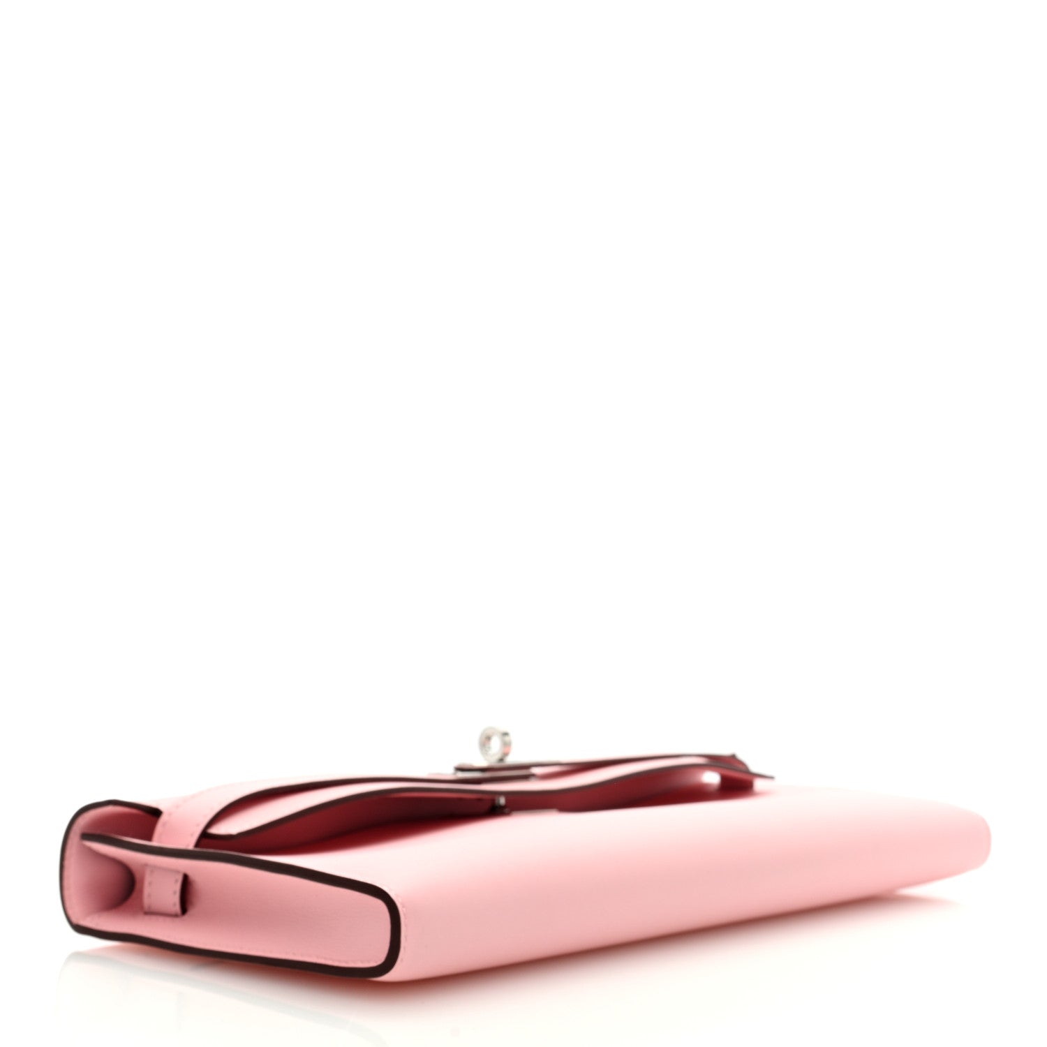 Hermes Swift Kelly Cut Clutch Pochette Rose Sakura 4 of 6