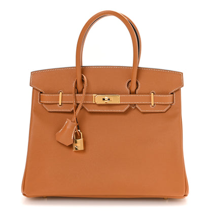 Hermes Epsom Birkin 30 Toffee 1 of 11