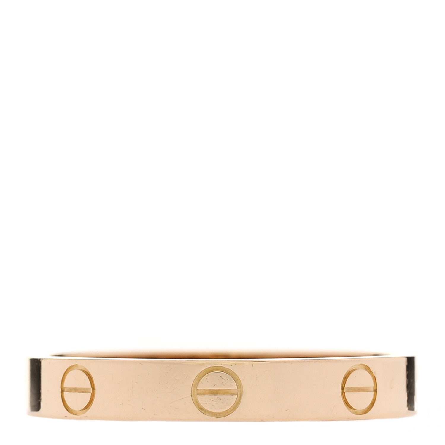 Cartier 18K Yellow Gold 3.5mm LOVE Wedding Band Ring 64 10.75 1 of 5
