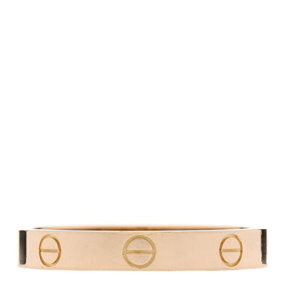Cartier 18K Yellow Gold 3.5mm LOVE Wedding Band Ring 64 10.75 1 of 5