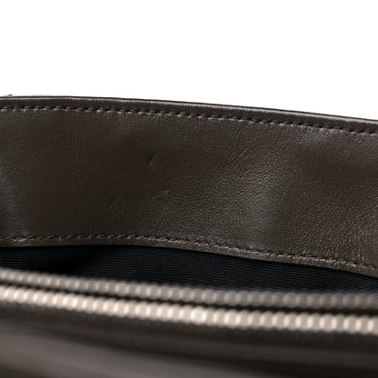 Saint Laurent Calfskin Y Quilted Monogram Medium Loulou Chain Satchel Asphalt 12 of 15