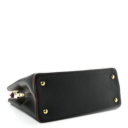 Louis Vuitton Taurillon Capucines MM Black Flamingo 4 of 9