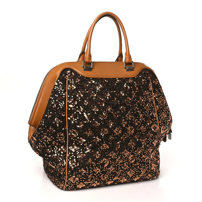 Louis Vuitton Sequin Monogram Sunshine Express North South Gold 3 of 13