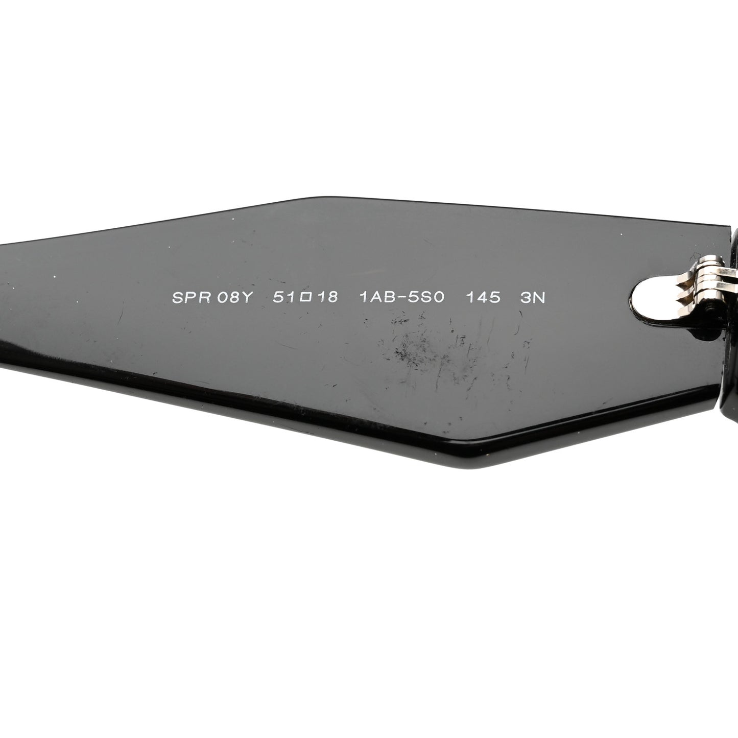 Acetate Symbole Sunglasses SPR 08Y Black
