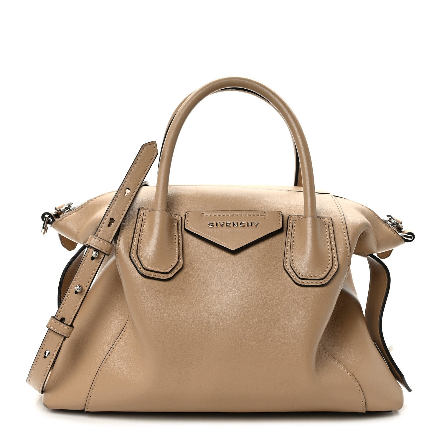 Givenchy Smooth Calfskin Small Soft Antigona Beige Cappuccino 1 of 13