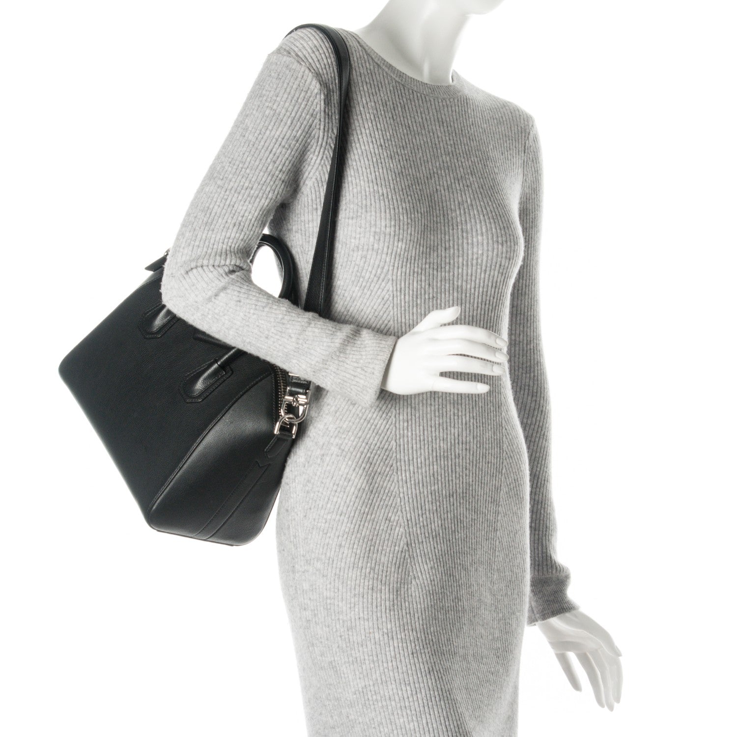 Givenchy Sugar Goatskin Small Antigona Black 2 of 7