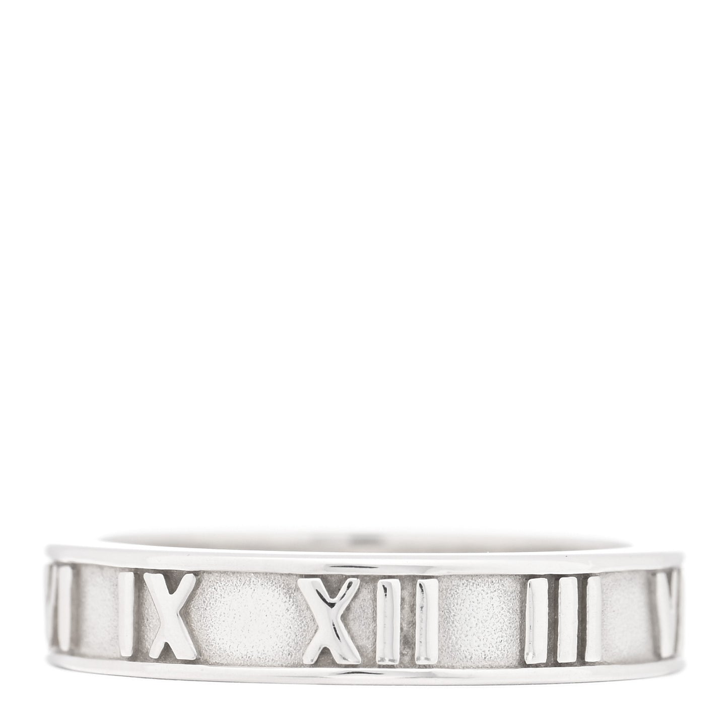 Sterling Silver Narrow Atlas Ring 53 6.5