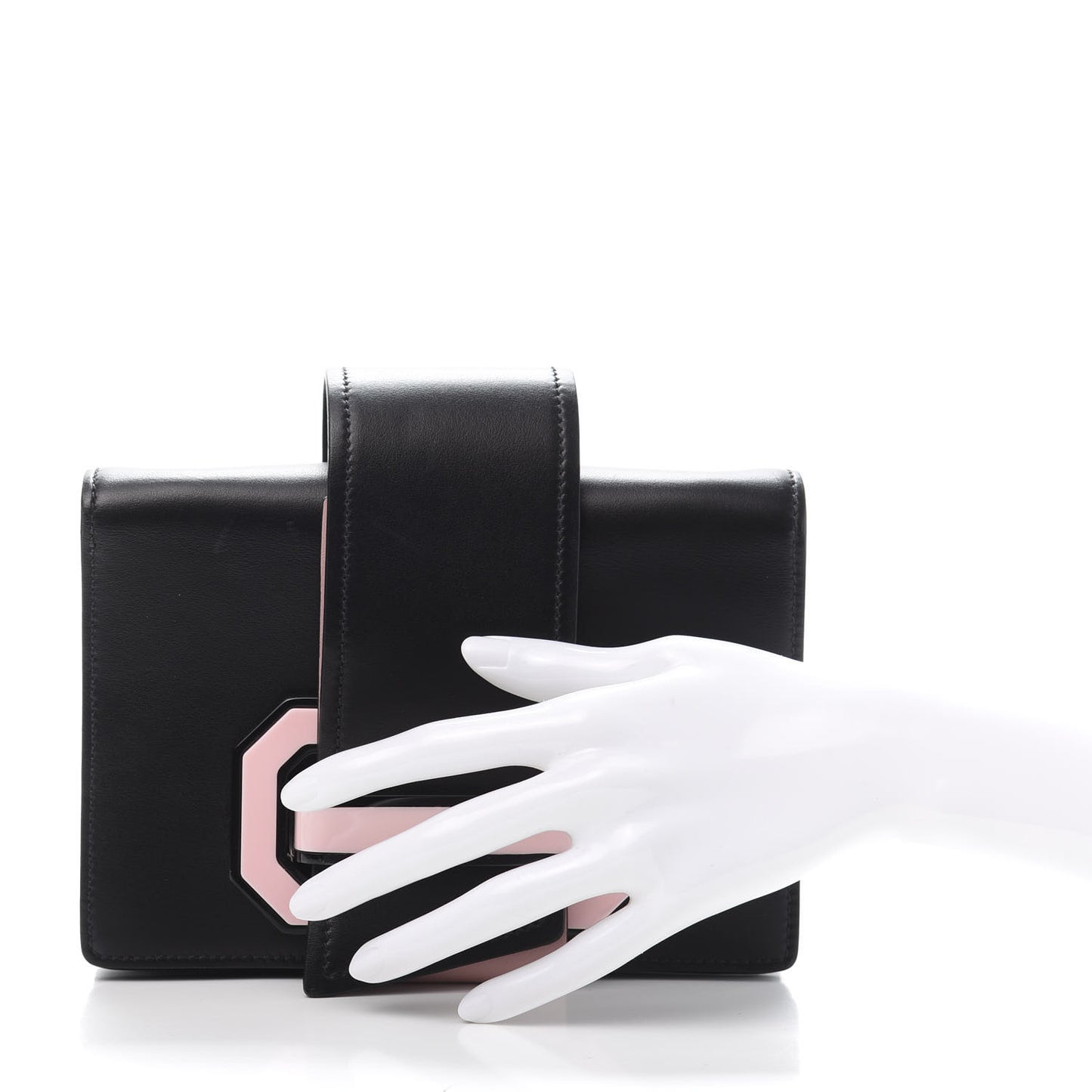 City Calf Plex Ribbon Bag Black Rosa