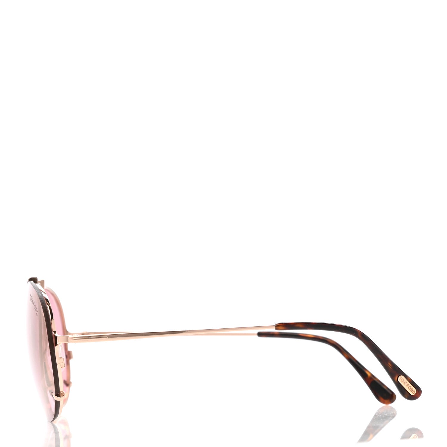 Tom Ford Oval Dickon Sunglasses TF 527 Pink 3 of 8