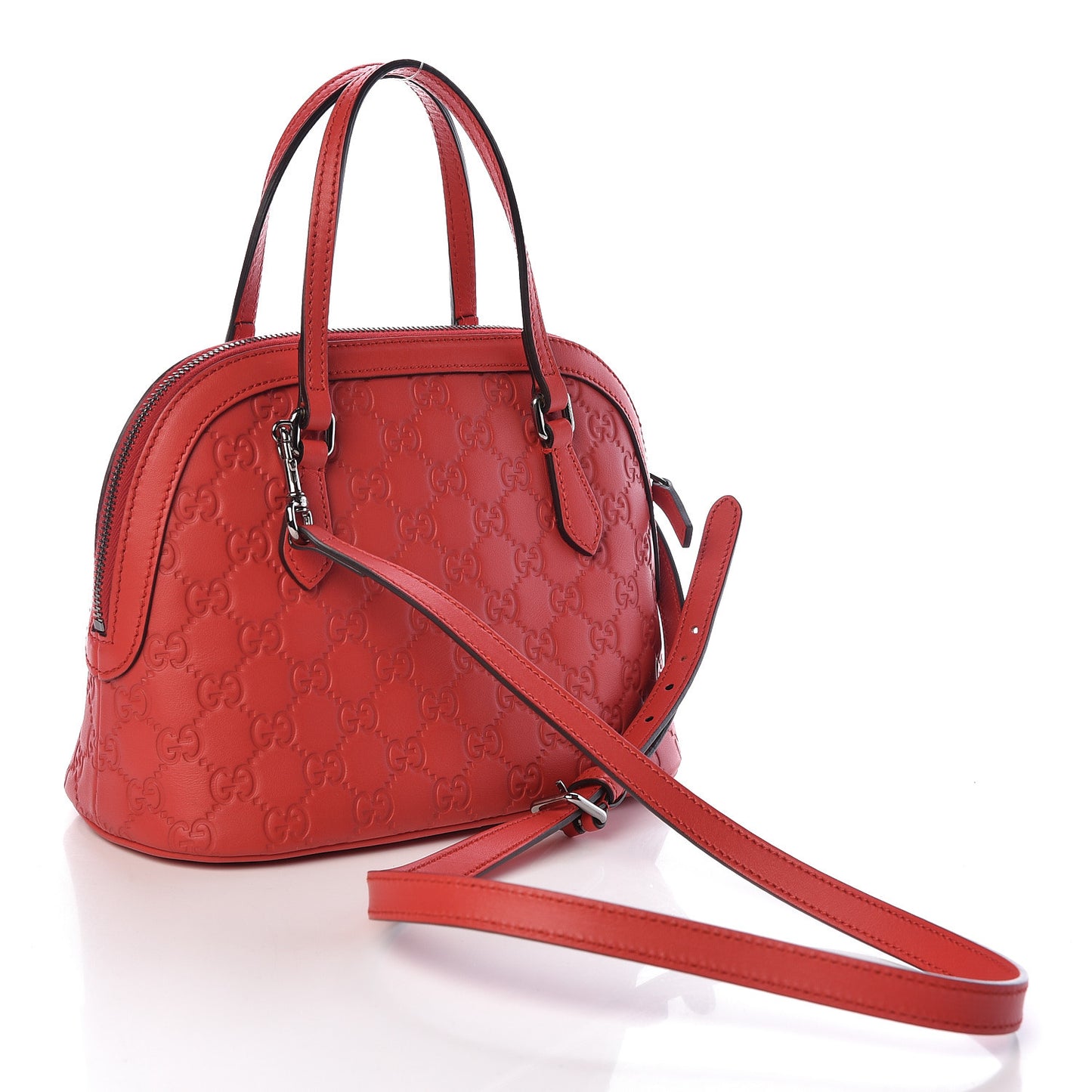 Guccissima Mini Dome Bag Red