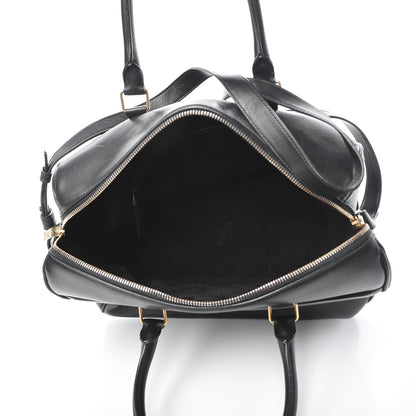 Saint Laurent Calfskin Classic Duffle 6 Black 6 of 10