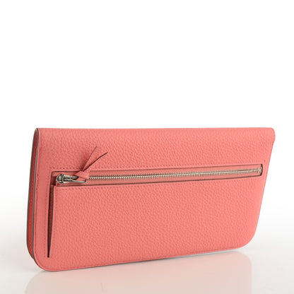 Hermes Togo Dogon Recto Verso Wallet Rose Candy 3 of 10