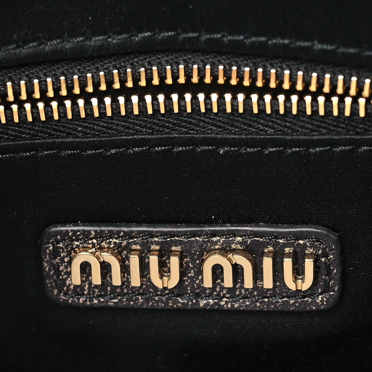 Miu Miu Distressed Nappa Pocket Bag  Sand Coffee 6 of 10