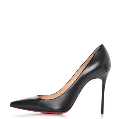 Christian Louboutin Kid Decollete 554 100 Pumps 38.5 Black 1 of 8