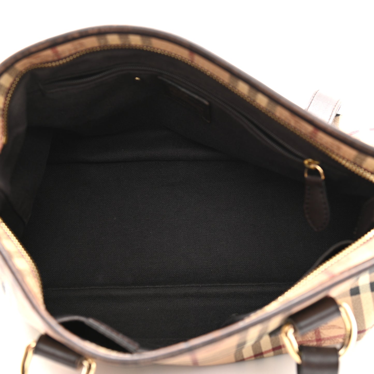 Haymarket Check Medium Regent Tote Chocolate