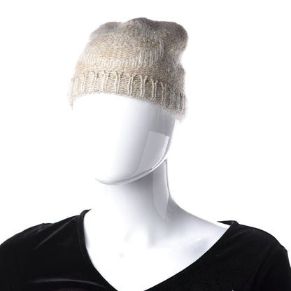 Louis Vuitton Monogram Glitter Sunset Beanie Hat Beige 2 of 4