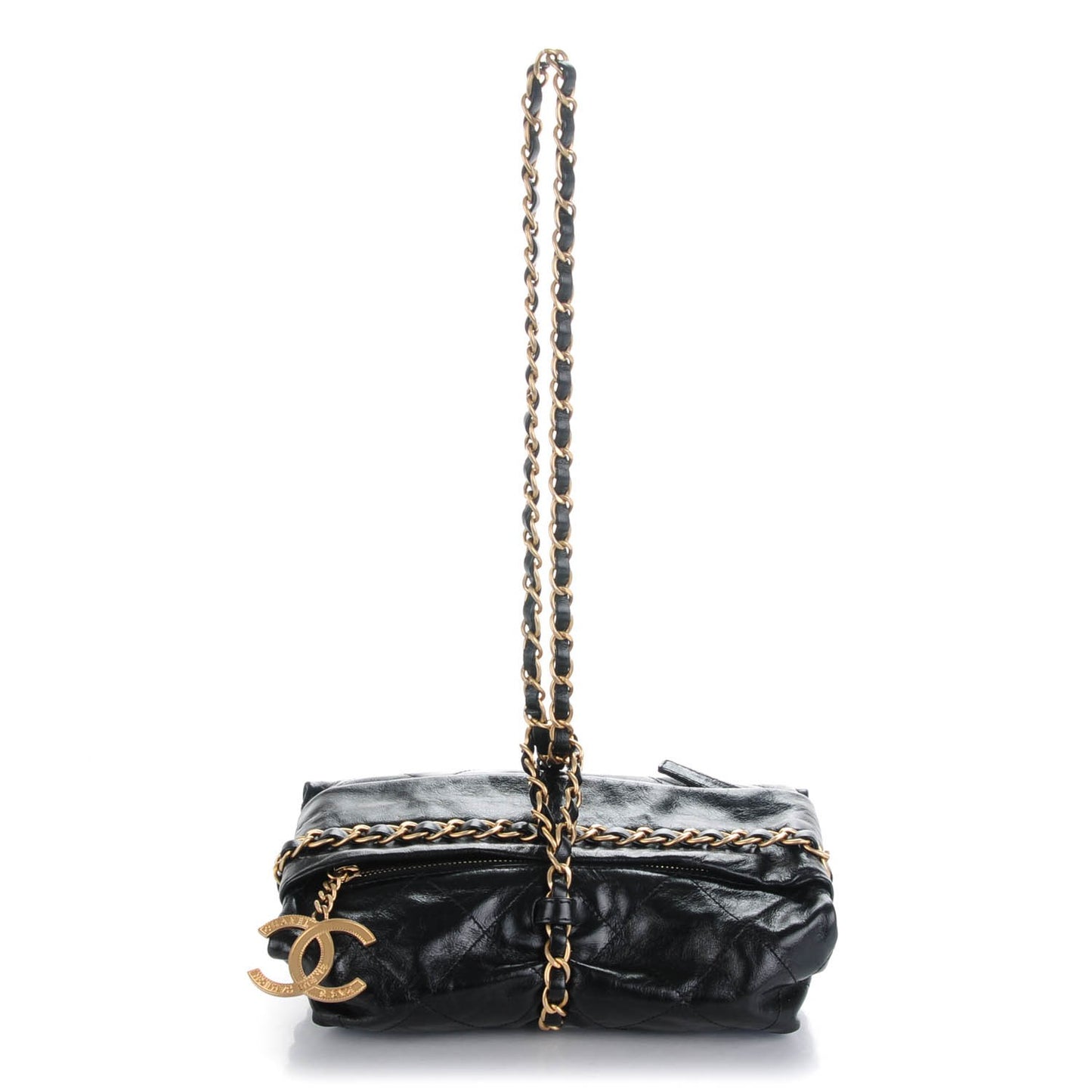 Calfskin Quilted Baluchon Black