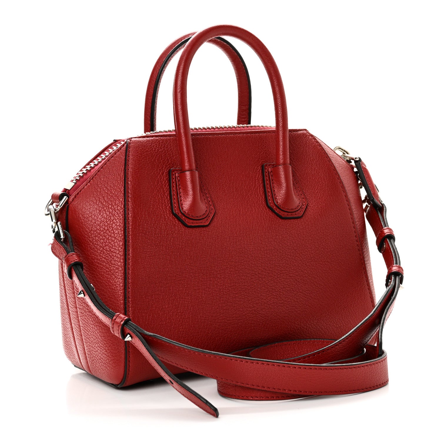 Givenchy Sugar Goatskin Mini Antigona Red 3 of 10