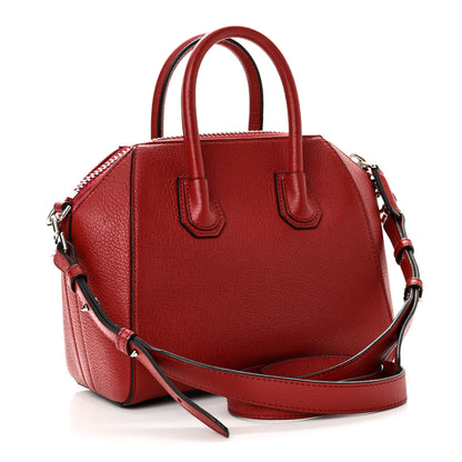 Givenchy Sugar Goatskin Mini Antigona Red 3 of 10