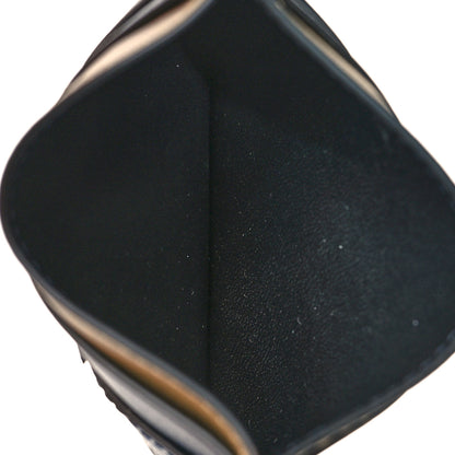 Loewe Calfskin Puzzle Colorblock Card Holder Dark Toffee Black 5 of 9