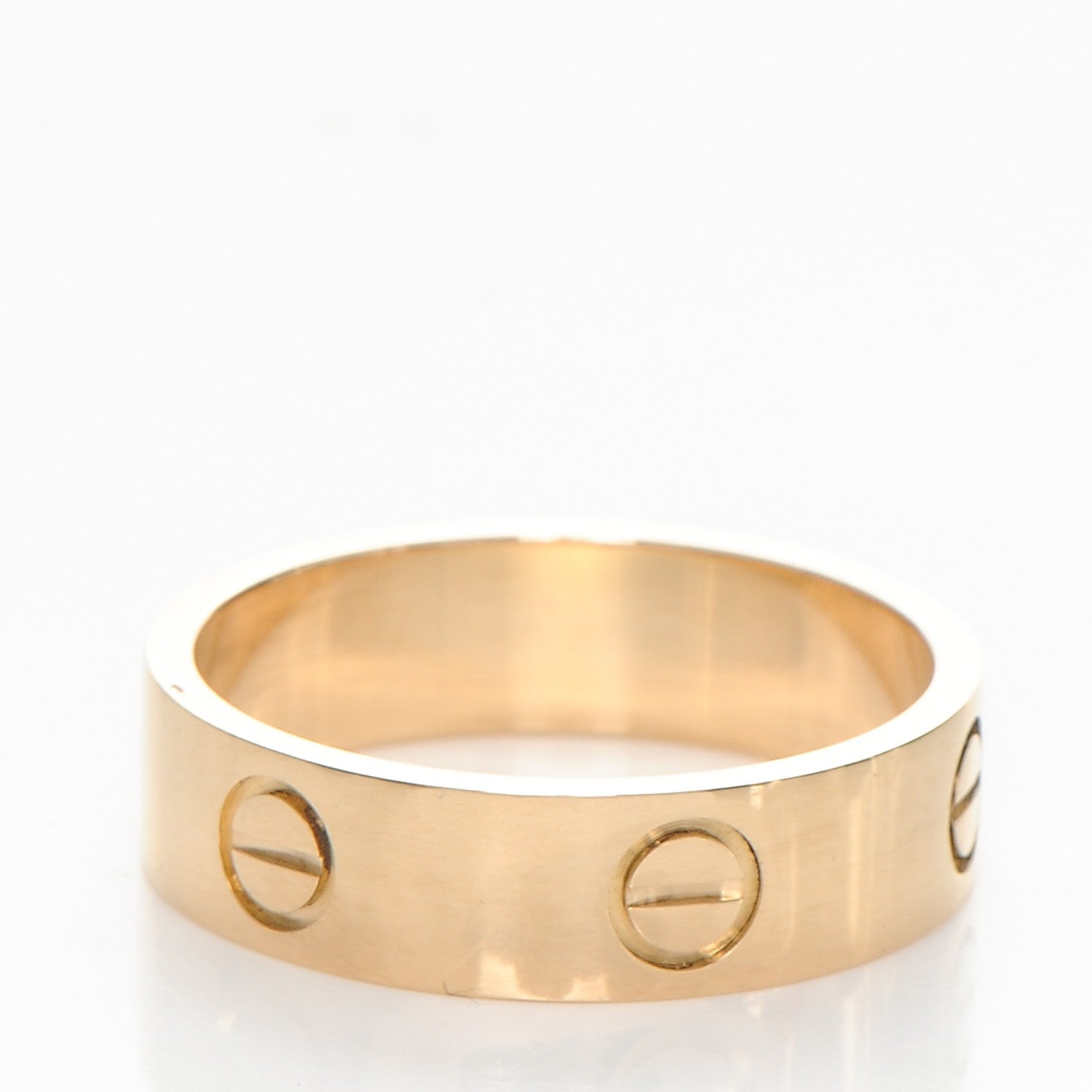 Cartier 18K Yellow Gold 5.5mm LOVE Ring 57 8 3 of 4