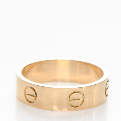 Cartier 18K Yellow Gold 5.5mm LOVE Ring 57 8 3 of 4