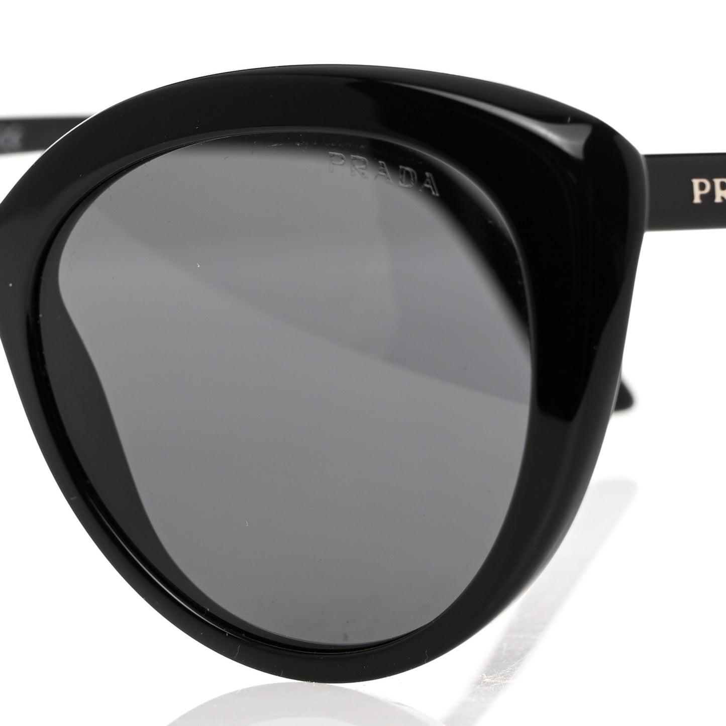 Acetate Cat Eye Sunglasses SPR 02V Black