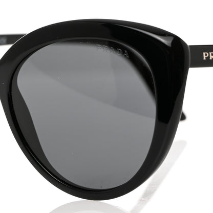 Prada Acetate Cat Eye Sunglasses SPR 02V Black 8 of 8