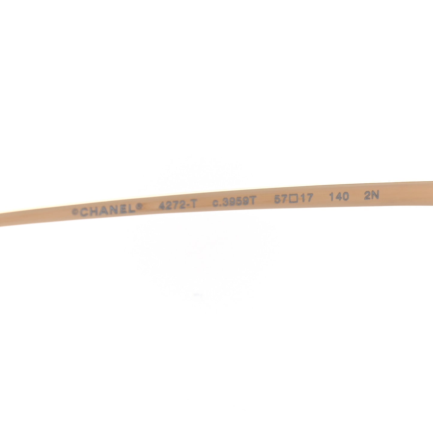Titanium CC Pilot Aviator Sunglasses 4272-T Gold
