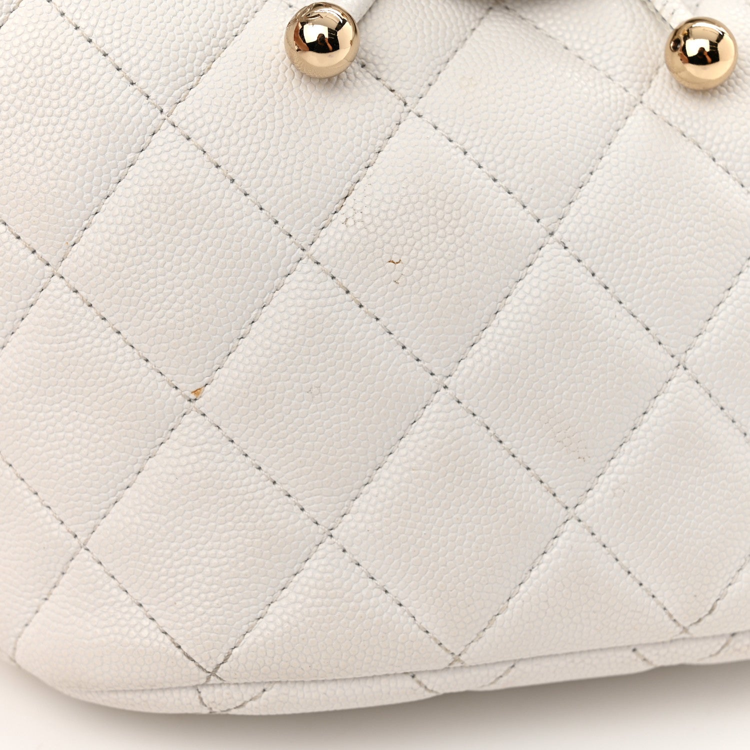 Chanel Caviar Quilted Mini Urban Spirit Backpack White 30 of 30