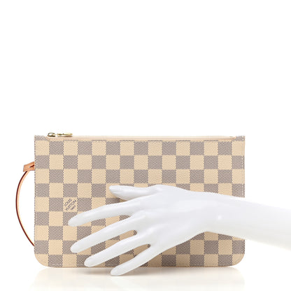 Louis Vuitton Damier Azur Neverfull MM GM Pochette 1 of 6