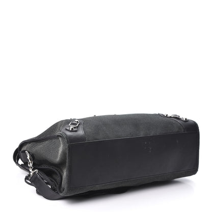 Balenciaga Calfskin Twill Perforated Classic Silver Hardware City Black 3 of 11
