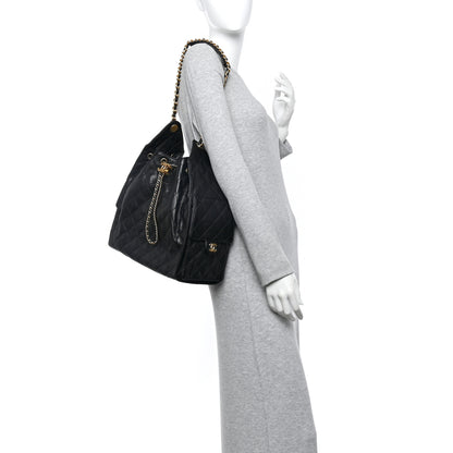 Chanel Caviar Quilted Medium Chanel 25 Handbag Black 2 of 14