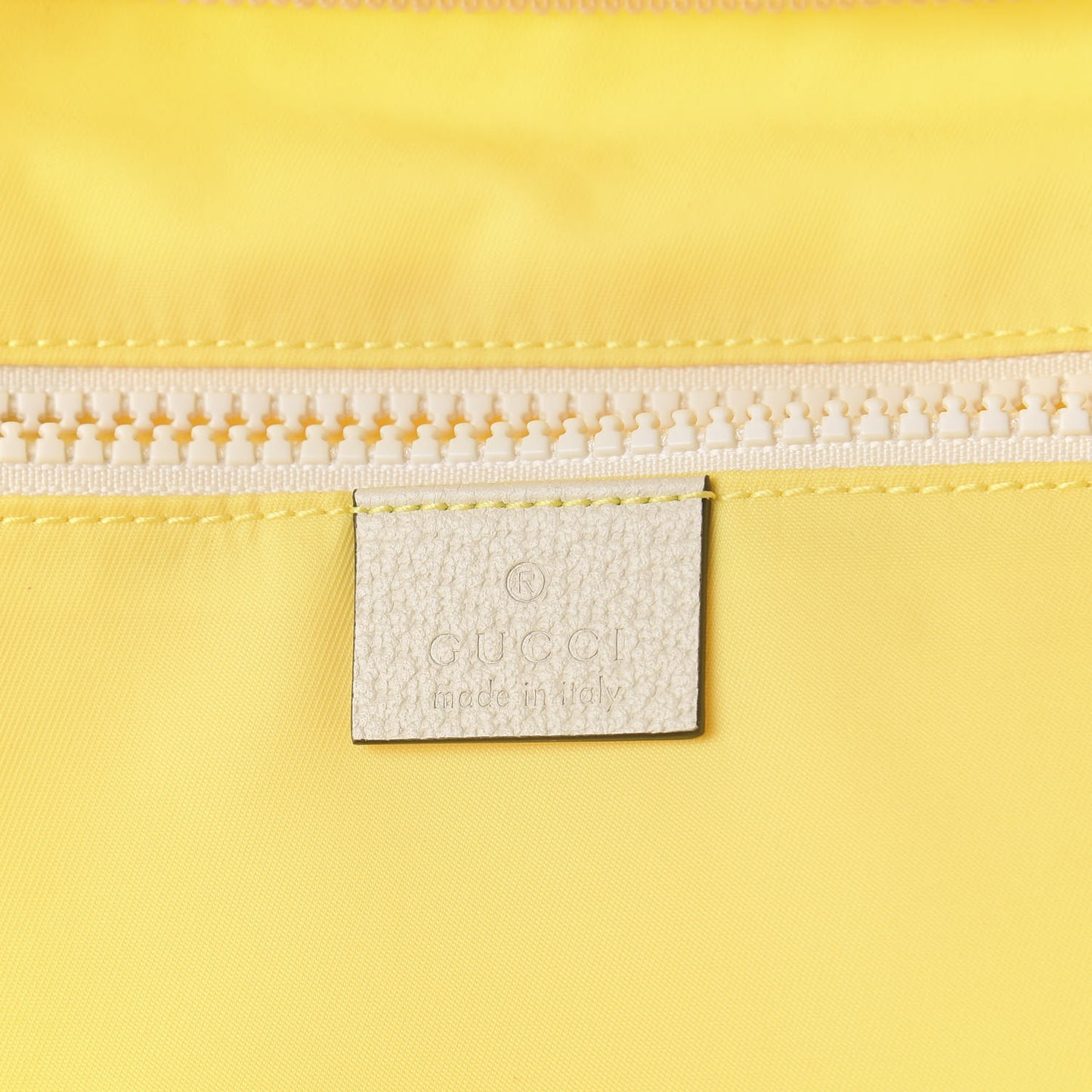 Nylon Twill Blind For Love Interlocking G Backpack Pastel Yellow Multicolor