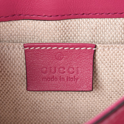 Gucci Vernice Naplack Small Soho Flap Crossbody Bright Bougainvillea 6 of 9