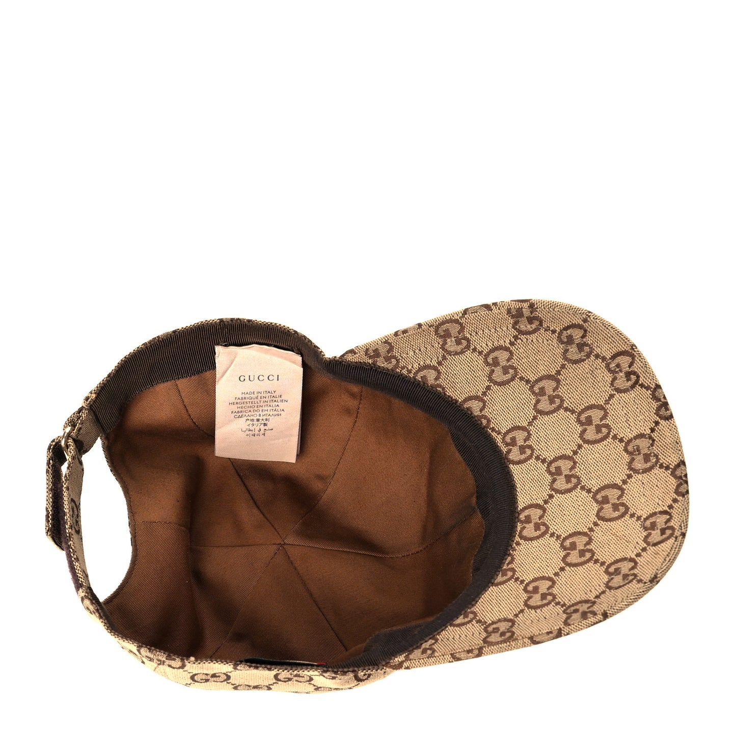 Monogram Textured Dollar Calfskin Zeno Baseball Hat XL Beige