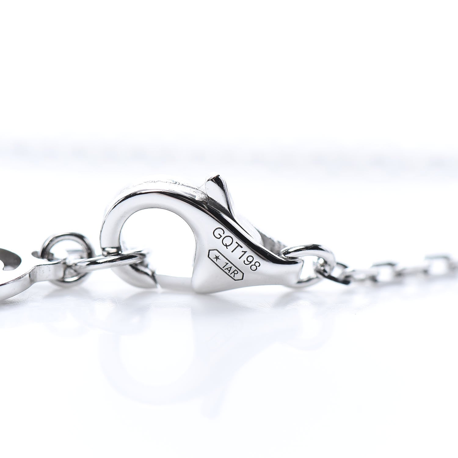 Cartier 18K White Gold Diamond LM D'Amour Pendant Necklace 4 of 6