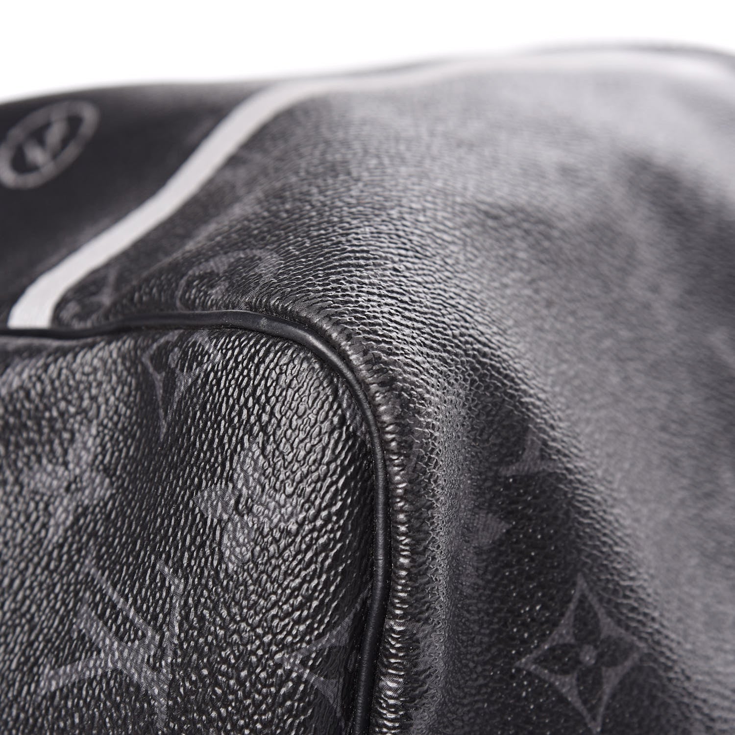Louis Vuitton X FUJIWARA Monogram Eclipse Flash Fragment Keepall Bandouliere 55 11 of 14