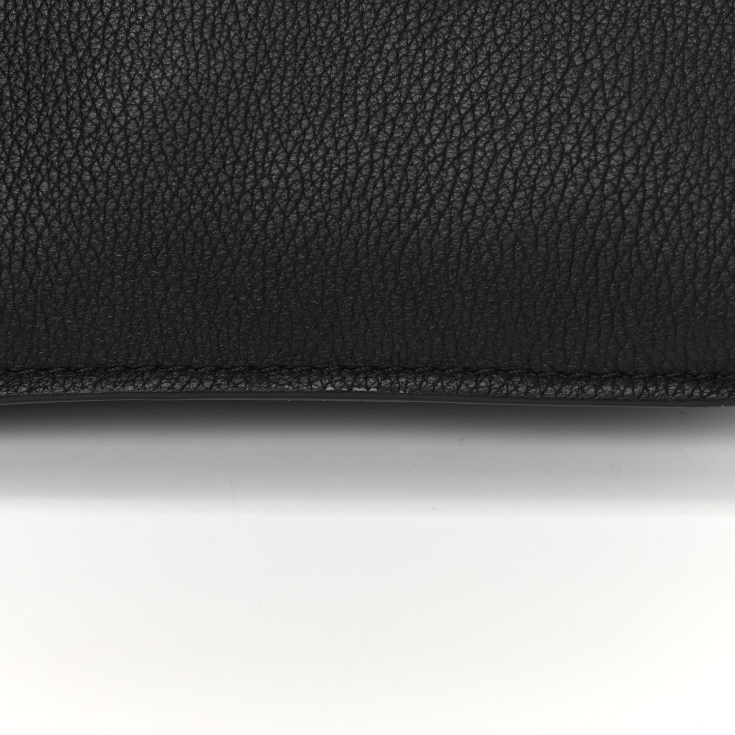 Grained Calfskin Lockme Chain Bag PM Black