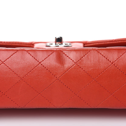 Chanel Lambskin Quilted Medium Double Flap Red 10 of 19