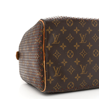 Louis Vuitton Monogram Perforated Speedy 30 Orange 9 of 12