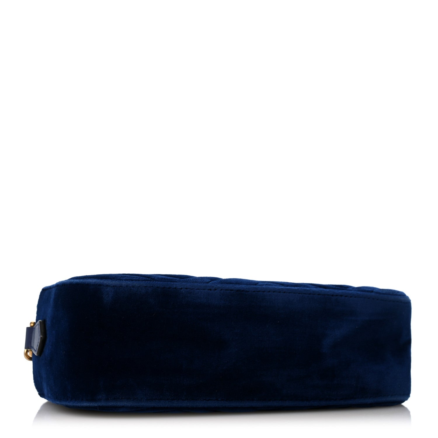 Gucci Velvet Matelasse Small GG Marmont Chain Shoulder Bag Cobalt 4 of 12