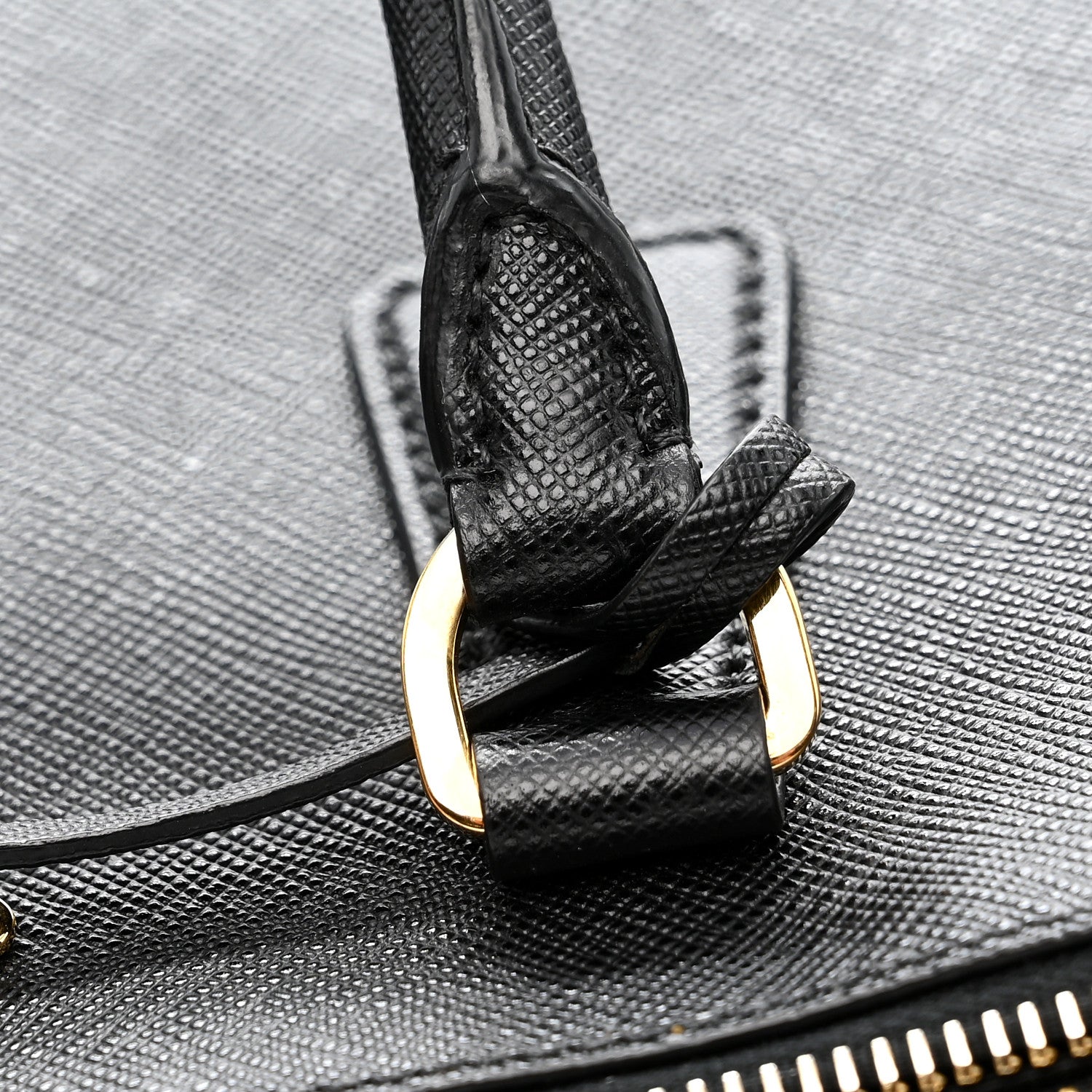 Prada Saffiano Large Galleria Double Zip Tote Black 1876704