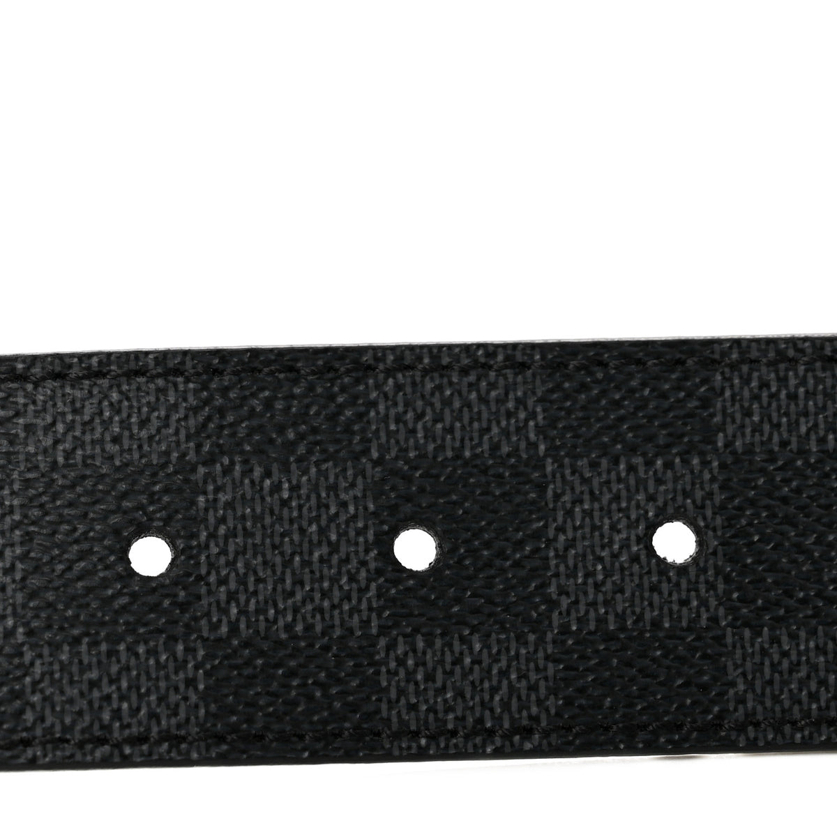 Louis Vuitton Calfskin Damier Graphite 40mm LV Initiales Reversible Belt 100 40 3 of 9