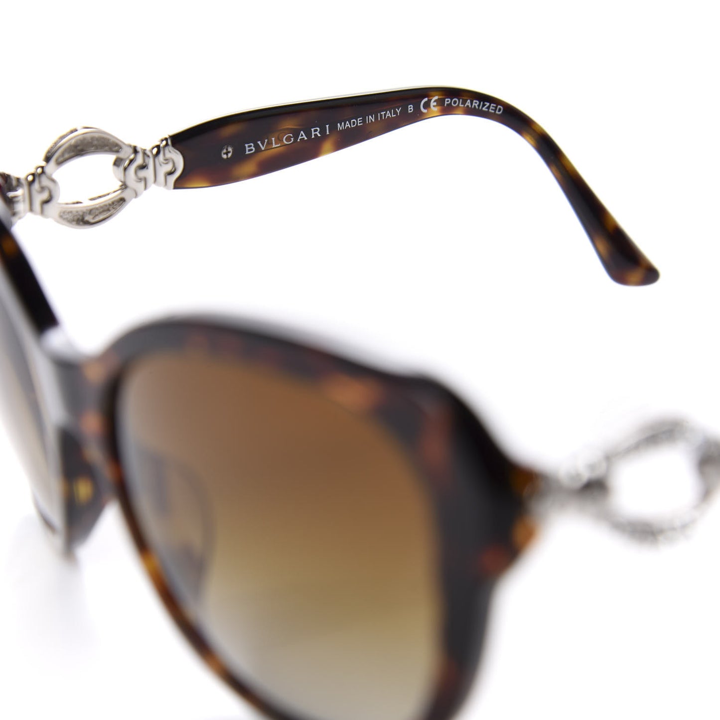 Cystal Oversized 8180-B-F Sunglasses Tortoise